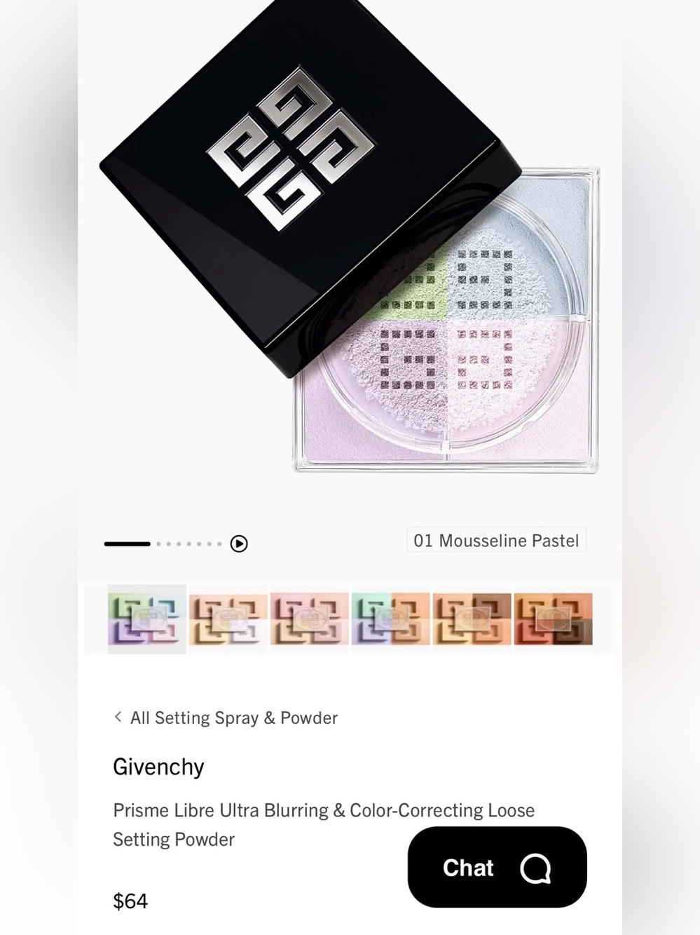 NEW Givenchy Prisme Libre Ultra Blurring & Color-Correcting Loose Setting Powder